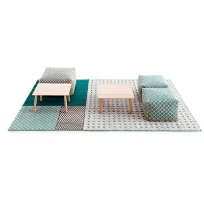 Silaï Petit Pouf Céladon - Gan Rugs Silaï Petit Pouf Céladon - Gan Rugs