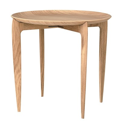 Foldable Tray table Oak - Fritz Hansen Foldable Tray table Oak - Fritz Hansen