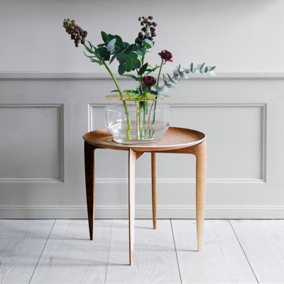Foldable Tray table Roble - Fritz Hansen Foldable Tray table Roble - Fritz Hansen