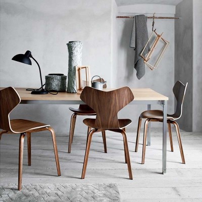 Chaise Grand Prix Rembourrée à l’avant - Fritz Hansen Chaise Grand Prix Rembourrée à l’avant - Fritz Hansen