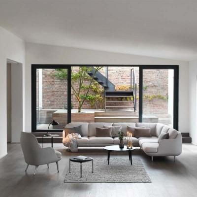 Lune 5-seater sofa- Fritz Hansen Lune 5-seater sofa- Fritz Hansen