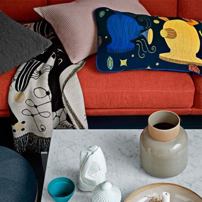 Sofá Lune 3 lugares- Fritz Hansen Sofá Lune 3 lugares- Fritz Hansen