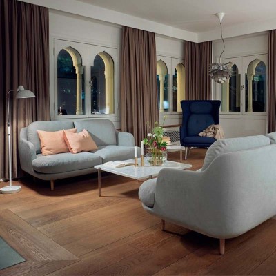 Sofá Lune 3 lugares- Fritz Hansen Sofá Lune 3 lugares- Fritz Hansen