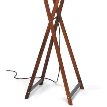 detalle pie iroko Lámpara Cala 140 outdoor Marset detalle pie iroko Lámpara Cala 140 outdoor Marset
