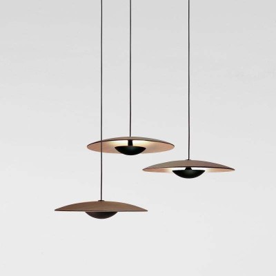 lámpara suspensión Ginger 20 x 3 Marset wengue lámpara suspensión Ginger 20 x 3 Marset wengue