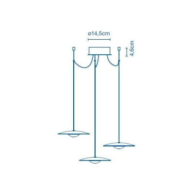 Marset - Lampada a sospensione Ginger 20x3 Marset - Lampada a sospensione Ginger 20x3