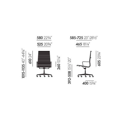 Cadeira EA 119 Hopsak de alumínio - Vitra Cadeira EA 119 Hopsak de alumínio - Vitra