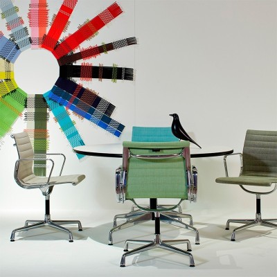 Hopsak Aluminum EA 104 upholstery chair - Vitra