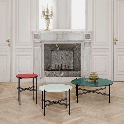 Table basse TS Diameter 80 piètement noir - Gubi Table basse TS Diameter 80 piètement noir - Gubi