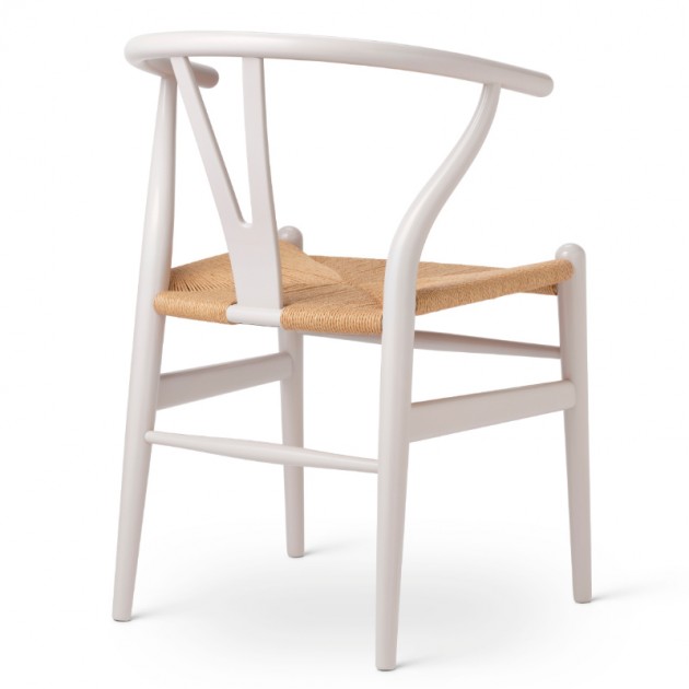 Carl Hansen silla Wishbone CH24 Oyster Grey