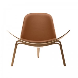 Carl Hansen CH07 Shell Chair oak aceite piel thor 307