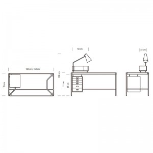 AJ52 Society Table Carl Hansen & Søn