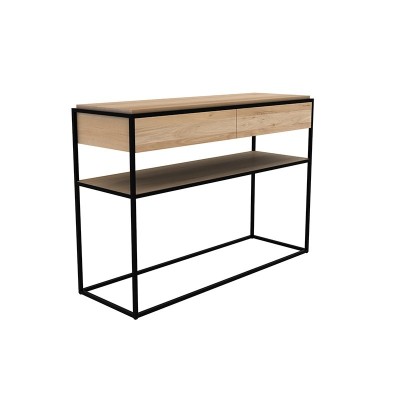 Consola Monolit negro Ethnicraft Consola Monolit negro Ethnicraft