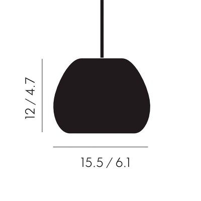 Lámpara Void Mini Pendant Tom Dixon medidas Lámpara Void Mini Pendant Tom Dixon medidas