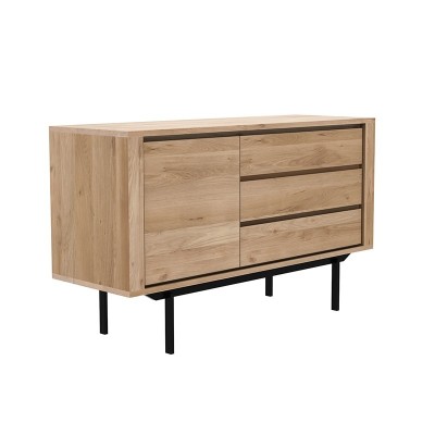 Aparador Shadow Roble 1 puerta 3 cajones - Ethnicraft en Moises Showroom Aparador Shadow Roble 1 puerta 3 cajones - Ethnicraft en Moises Showroom