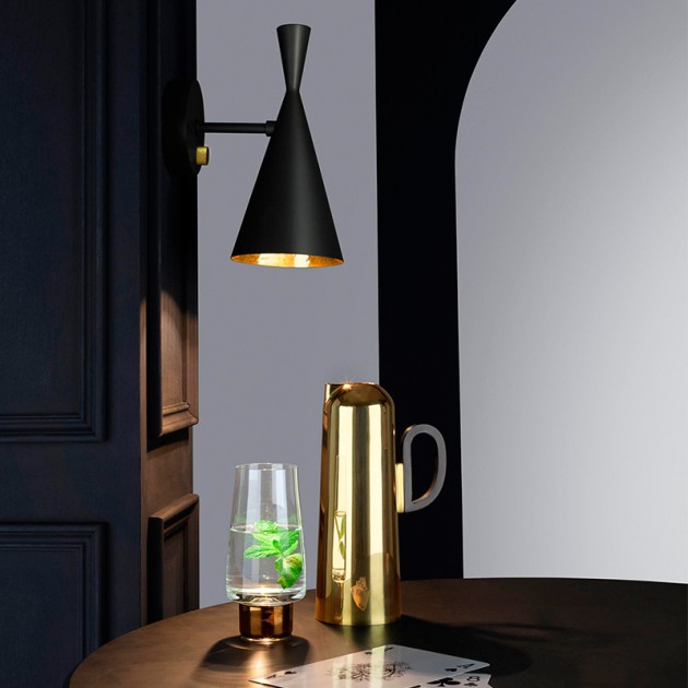 Lámpara Beat Wall Black Tom Dixon