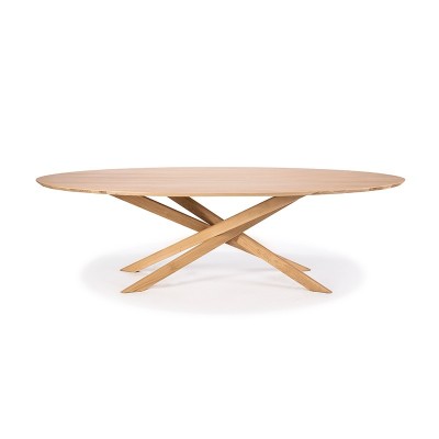 Mesa de centro Mikado oval - Ethnicraft en Moises Showroom Mesa de centro Mikado oval - Ethnicraft en Moises Showroom