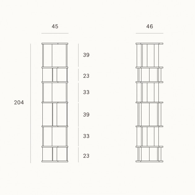 Columna Stairs Roble - Ethnicraft en Moises Showroom