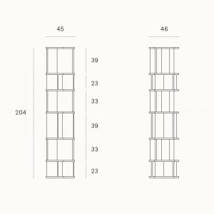 Columna Stairs Roble - Ethnicraft en Moises Showroom