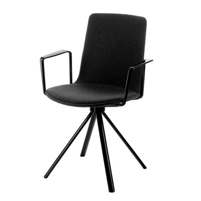 Lottus Spin chair upholstered in Enea Lottus Spin chair upholstered in Enea