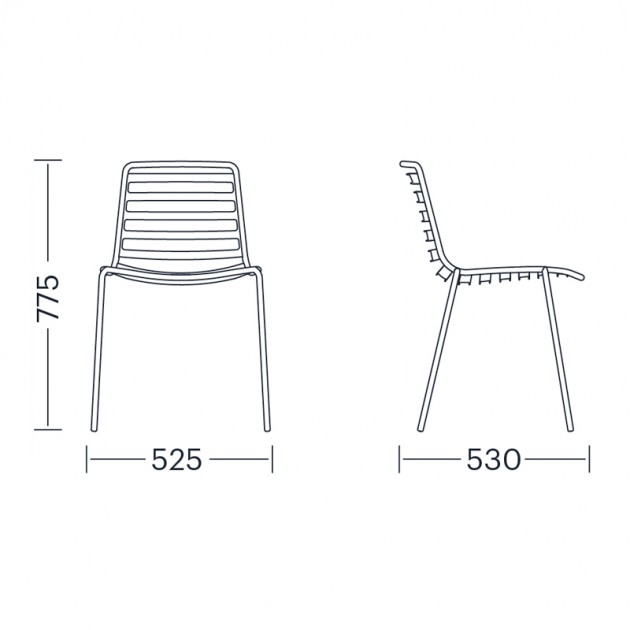 Silla Street diseñada por el Estudio Manel Molina para Enea