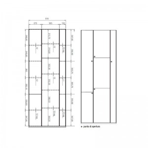 Estantería Random Box de MDF Italia en Moises Showroom