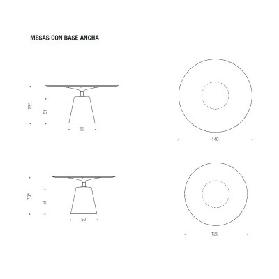 Mesa de comedor Rock de MDF Italia Mesa de comedor Rock de MDF Italia