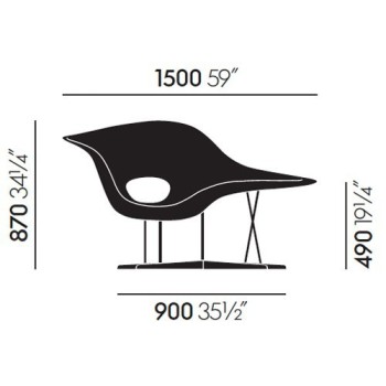 Silla La Chaise - Vitra Silla La Chaise - Vitra