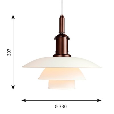Louis Poulsen PH 31/2-3 lampada a sospensione Louis Poulsen PH 31/2-3 lampada a sospensione