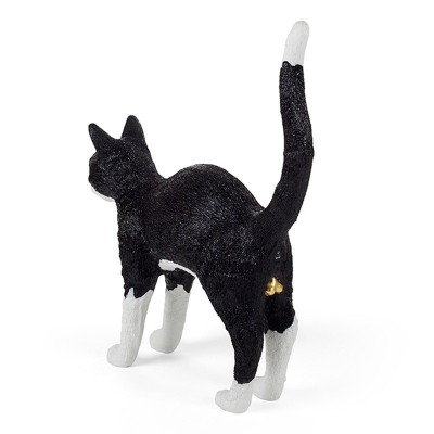 Lámpara Gato Félix blanco y negro Seletti Lámpara Gato Félix blanco y negro Seletti