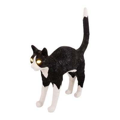 Lámpara Gato Félix blanco y negro Seletti Lámpara Gato Félix blanco y negro Seletti