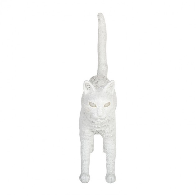 Lámpara Gato Félix blanco Seletti