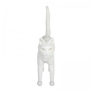 Lámpara Gato Félix blanco Seletti