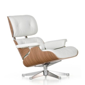 Lounge Chair y Ottoman blanca - Vitra Lounge Chair y Ottoman blanca - Vitra