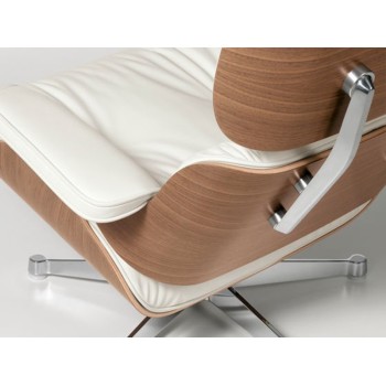 Lounge Chair y Ottoman blanca - Vitra Lounge Chair y Ottoman blanca - Vitra