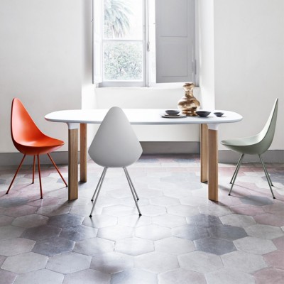 Silla Drop de Fritz Hansen Silla Drop de Fritz Hansen