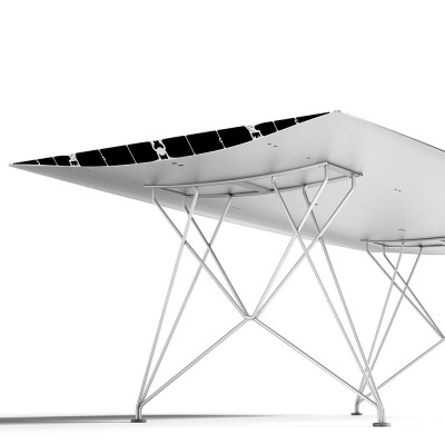 Mesa Table B Steel de BD Barcelona en Moises Showroom