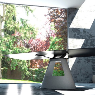 Mesa Table B Stone de BD Barcelona en Moises Showroom Mesa Table B Stone de BD Barcelona en Moises Showroom