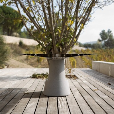 Mesa Table B Stone de BD Barcelona en Moises Showroom Mesa Table B Stone de BD Barcelona en Moises Showroom
