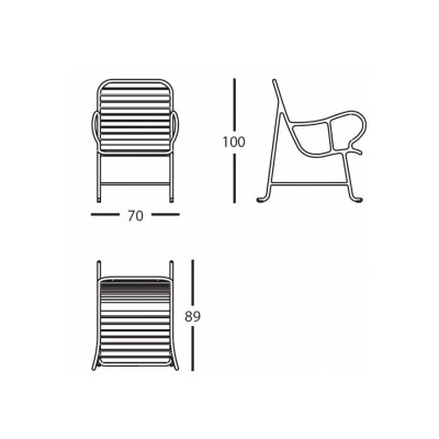 Gardenias Armchair outdoor de BD Barcelona