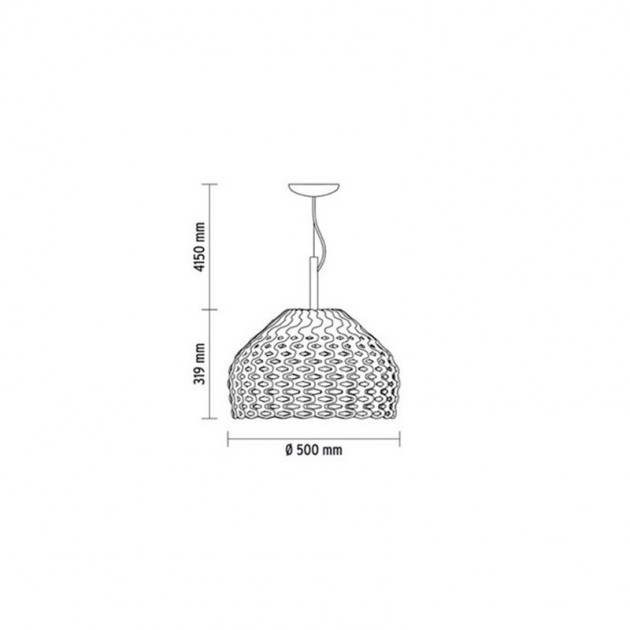 Lámpara Tatou S2 suspensión Flos medidas