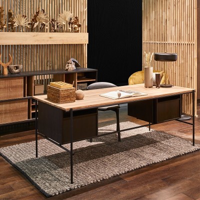 Oscar desk with 2 drawers of Ethnicraft