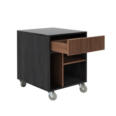 Oscar drawer unit with wheels and 1 drawer from Ethnicraft Oscar drawer unit with wheels and 1 drawer from Ethnicraft