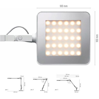 Lámpara Kelvin Led Base Flos medidas Lámpara Kelvin Led Base Flos medidas