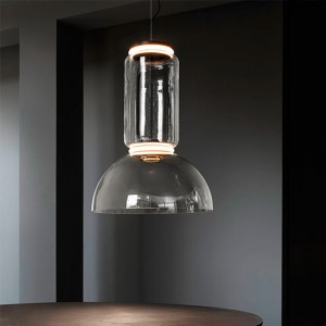 Noctambule Suspension 1 Low Cylinder and Bowl Flos