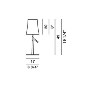 Lampe de table Birdie - Foscarini Lampe de table Birdie - Foscarini