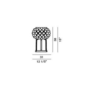Caboche table lamp - Foscarini Caboche table lamp - Foscarini