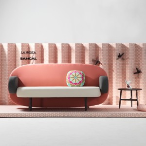 Sofá Float de Karim Rashid para Sancal en Moises Showroom