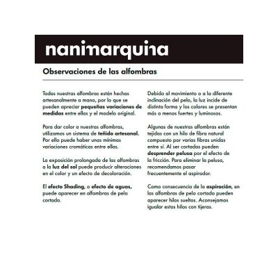 observaciones Alfombra Kala Nanimarquina observaciones Alfombra Kala Nanimarquina