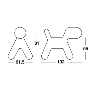 dimensiones Puppy extra grande Magis Me Too dimensiones Puppy extra grande Magis Me Too
